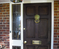 New entry door